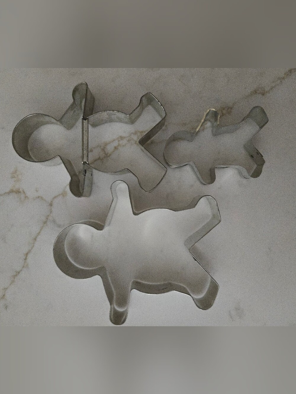 3 Vintage Snowman Cookie Cutters